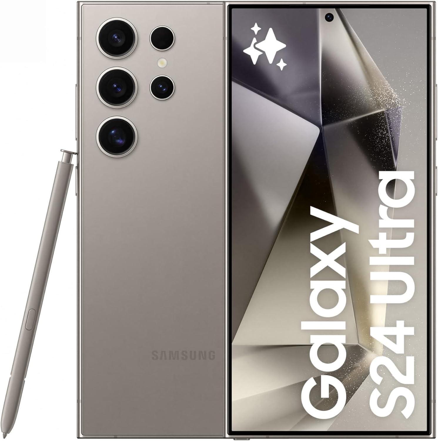 Galaxy S24 Ultra Dual SIM Titanium Gray 12GB RAM 512GB 5G - Middle East Version